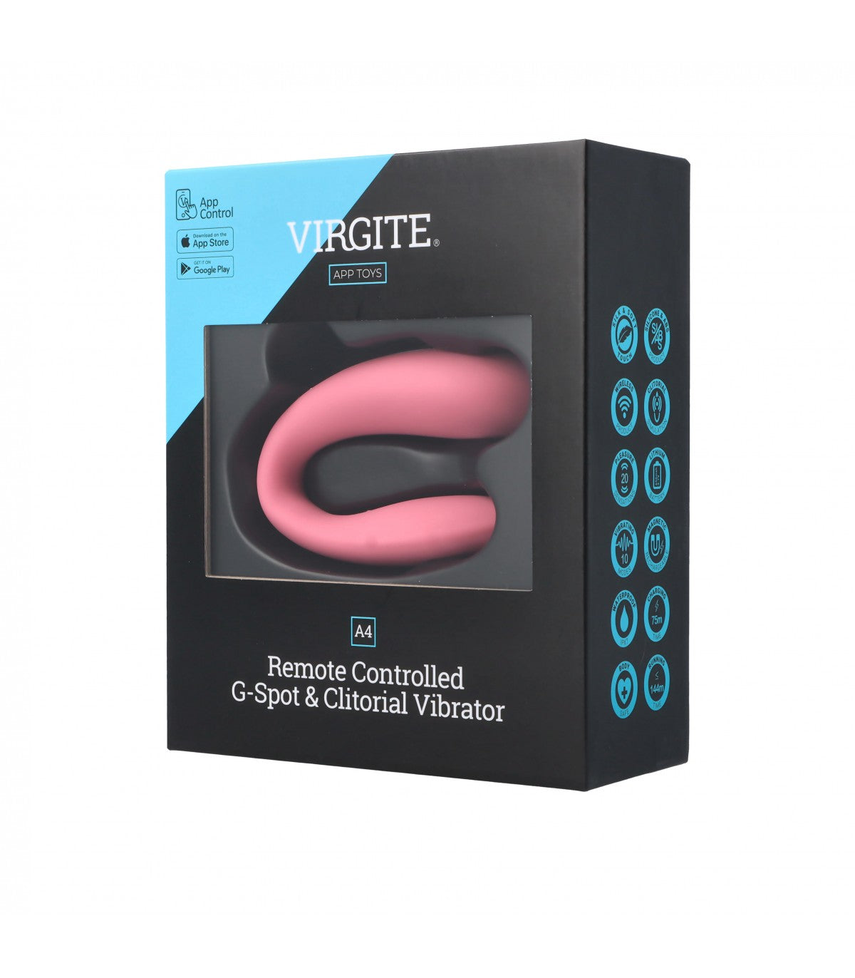 VIBRATORE A4 CON TELECOMANDO PER PUNTO G E CLITORIDE