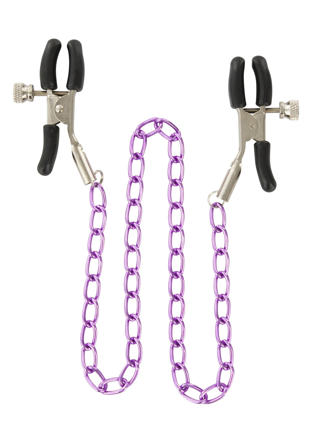 Catena stimolante per capezzoli viola