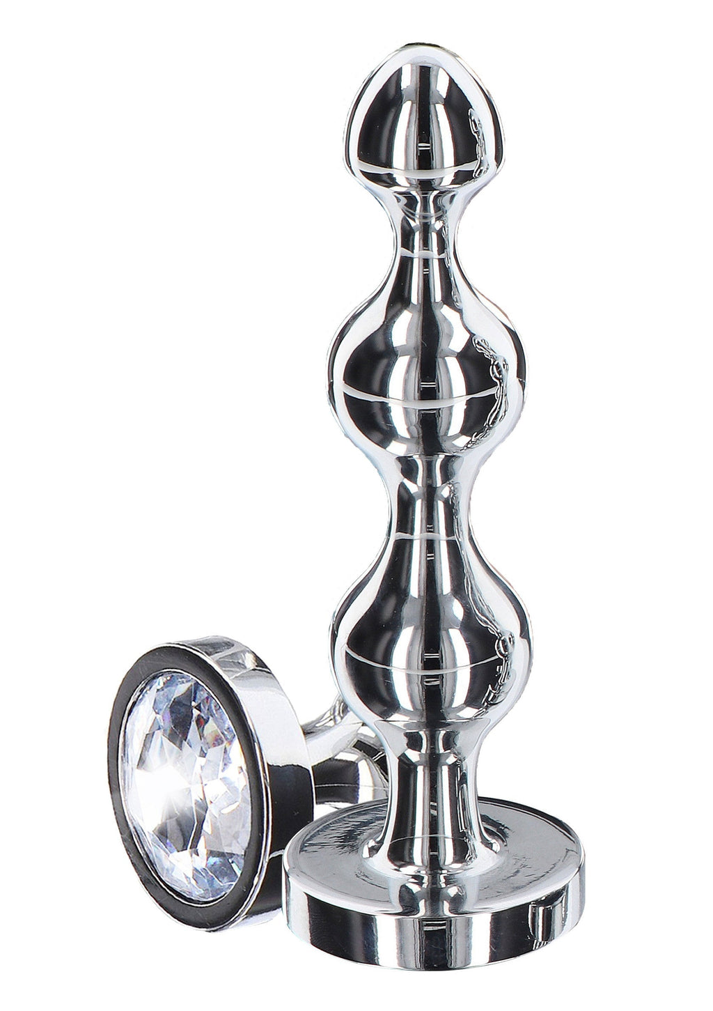 Perline a forma di stella di diamante, medie, argento