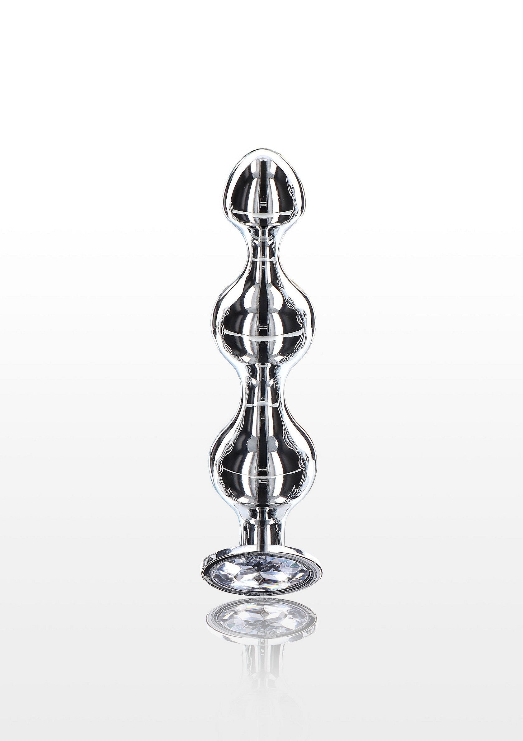 Perline a forma di stella di diamante, medie, argento