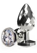 Disco Diamond Plug Grande argento