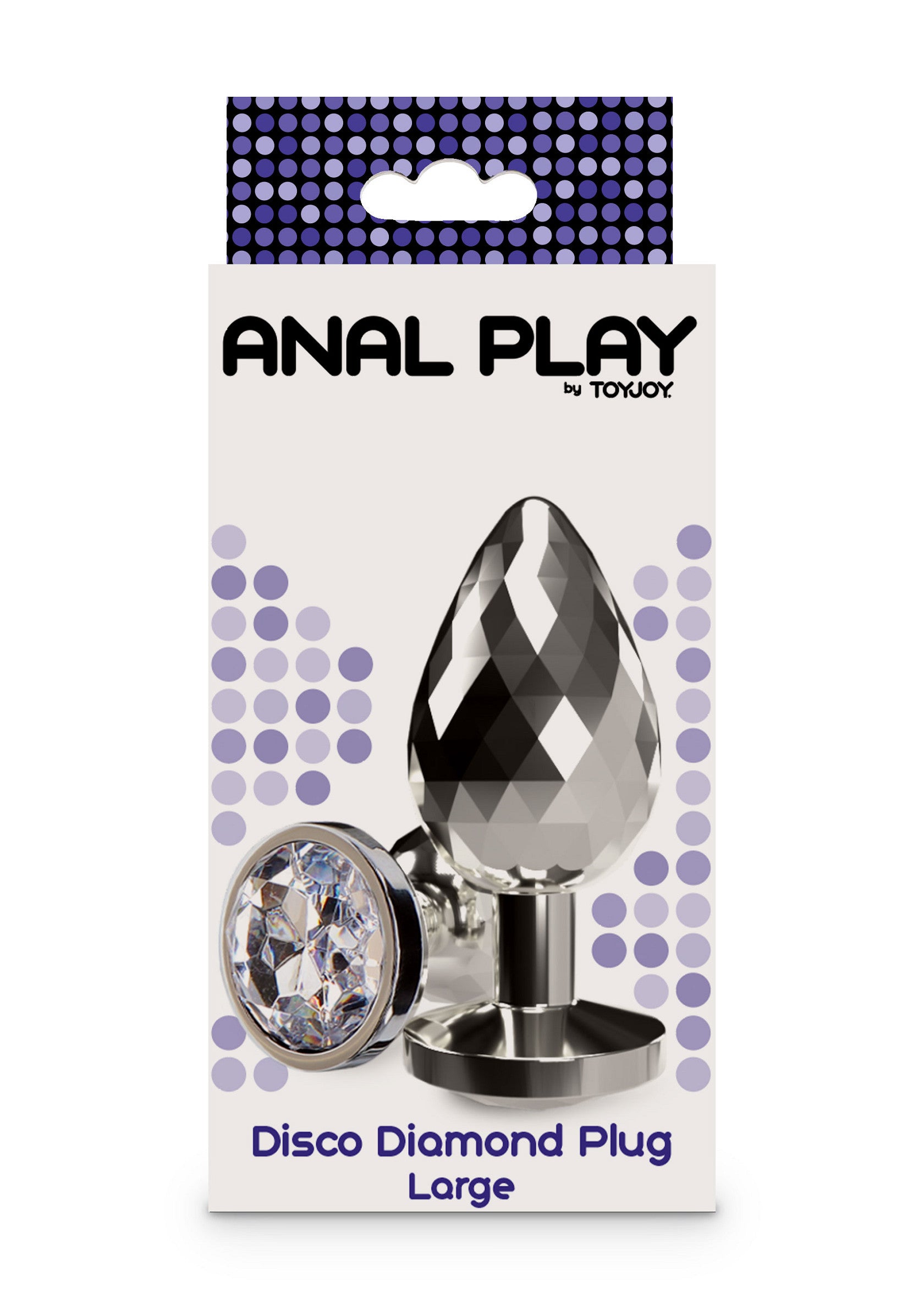 Disco Diamond Plug Grande argento