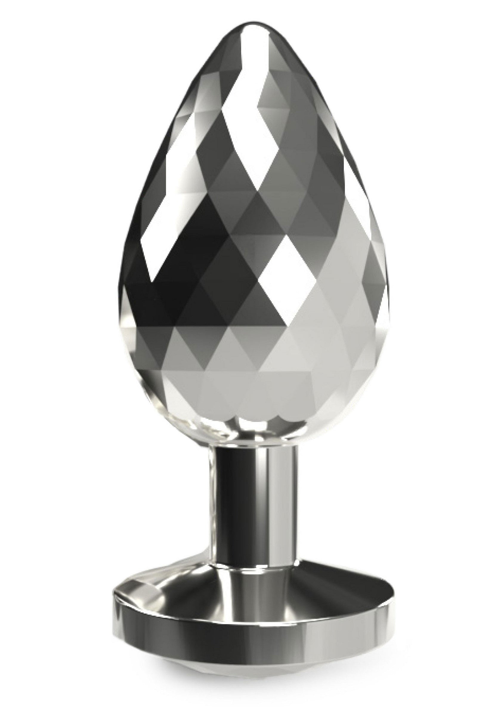 Disco Diamond Plug Grande argento