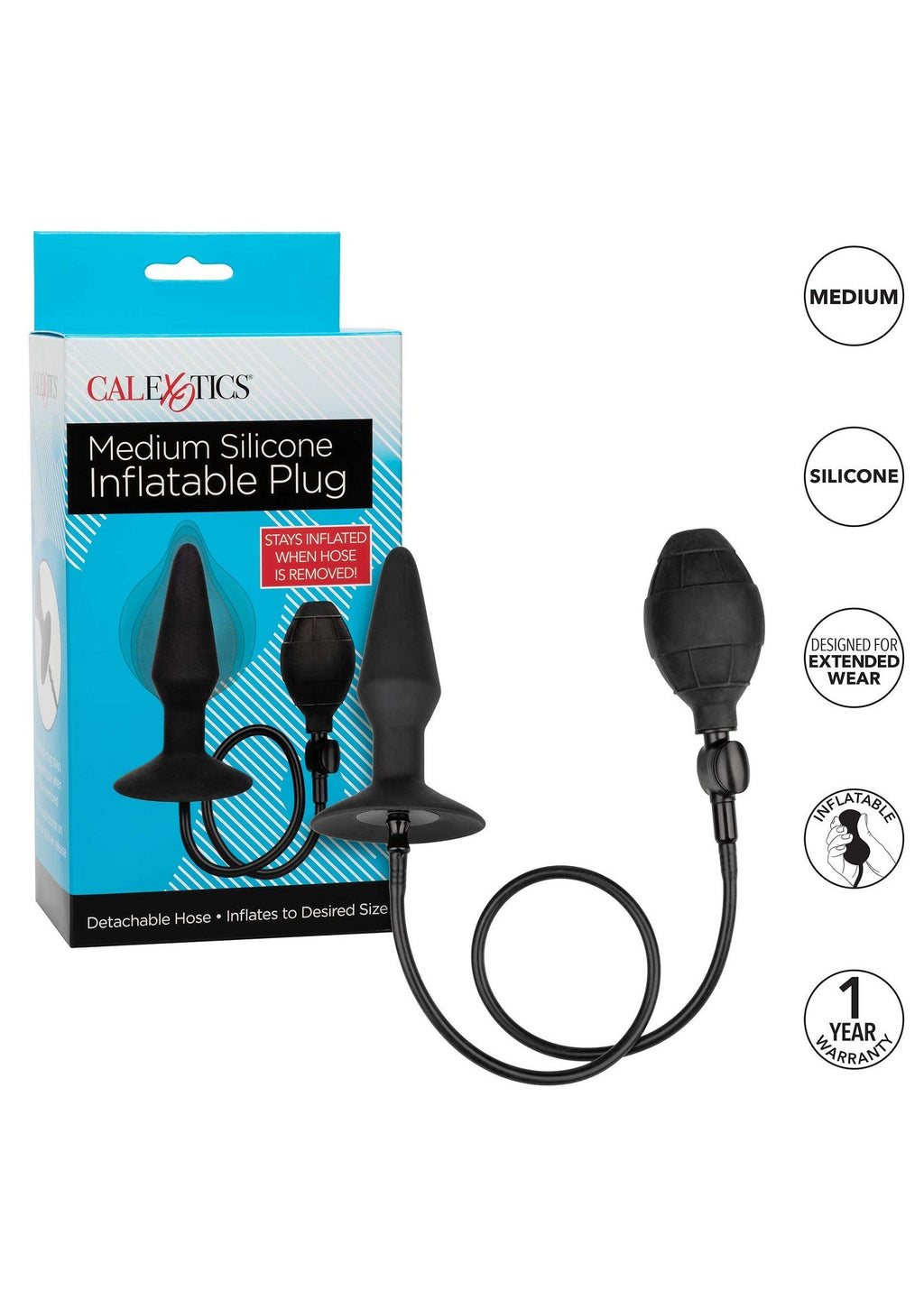 Plug gonfiabile medio nero