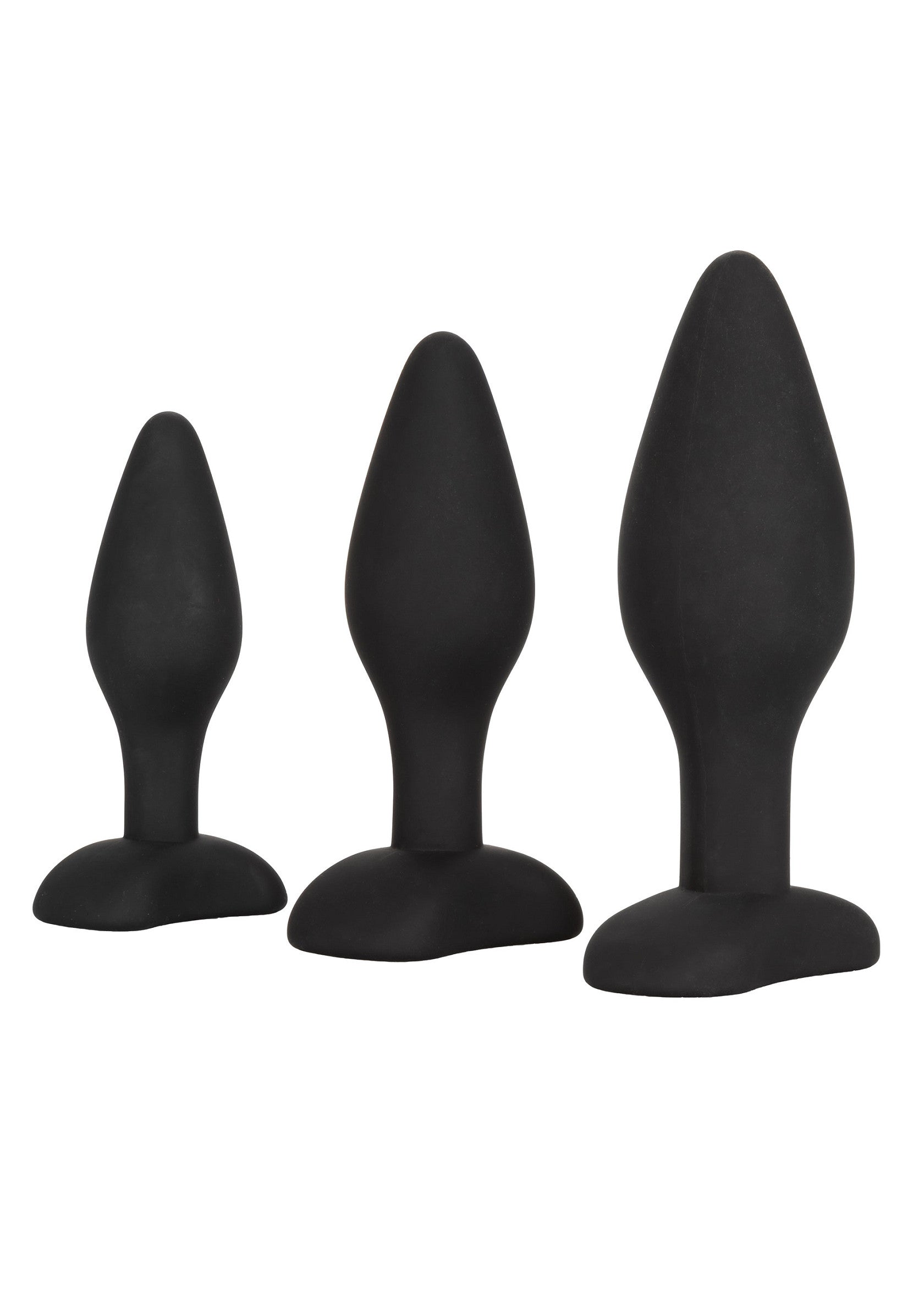 Kit per esercizi anali in silicone nero