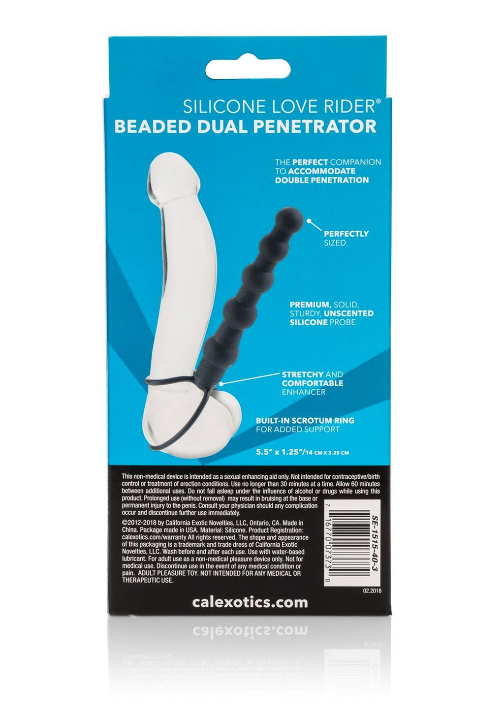 Doppio penetratore con perline nero