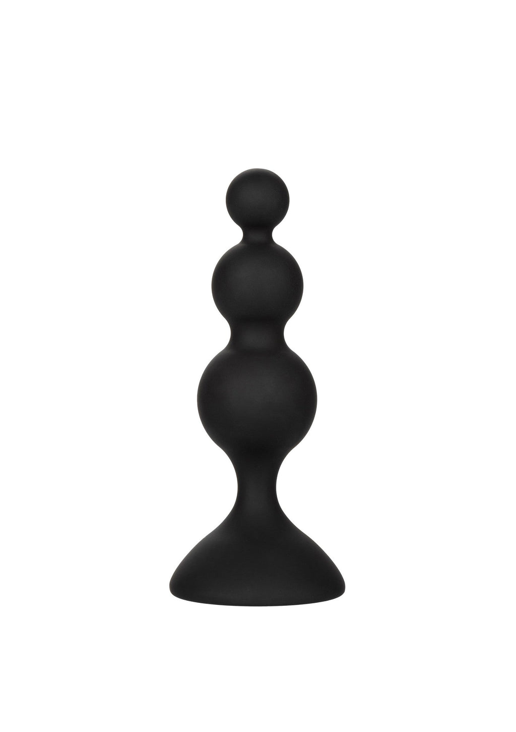 Kit anale con perline in silicone nero