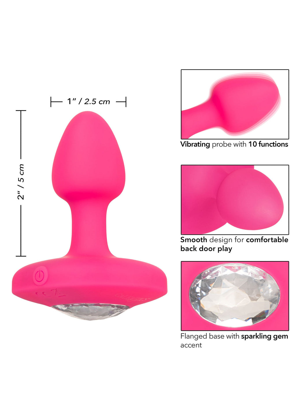 Sonda vibrante piccola rosa