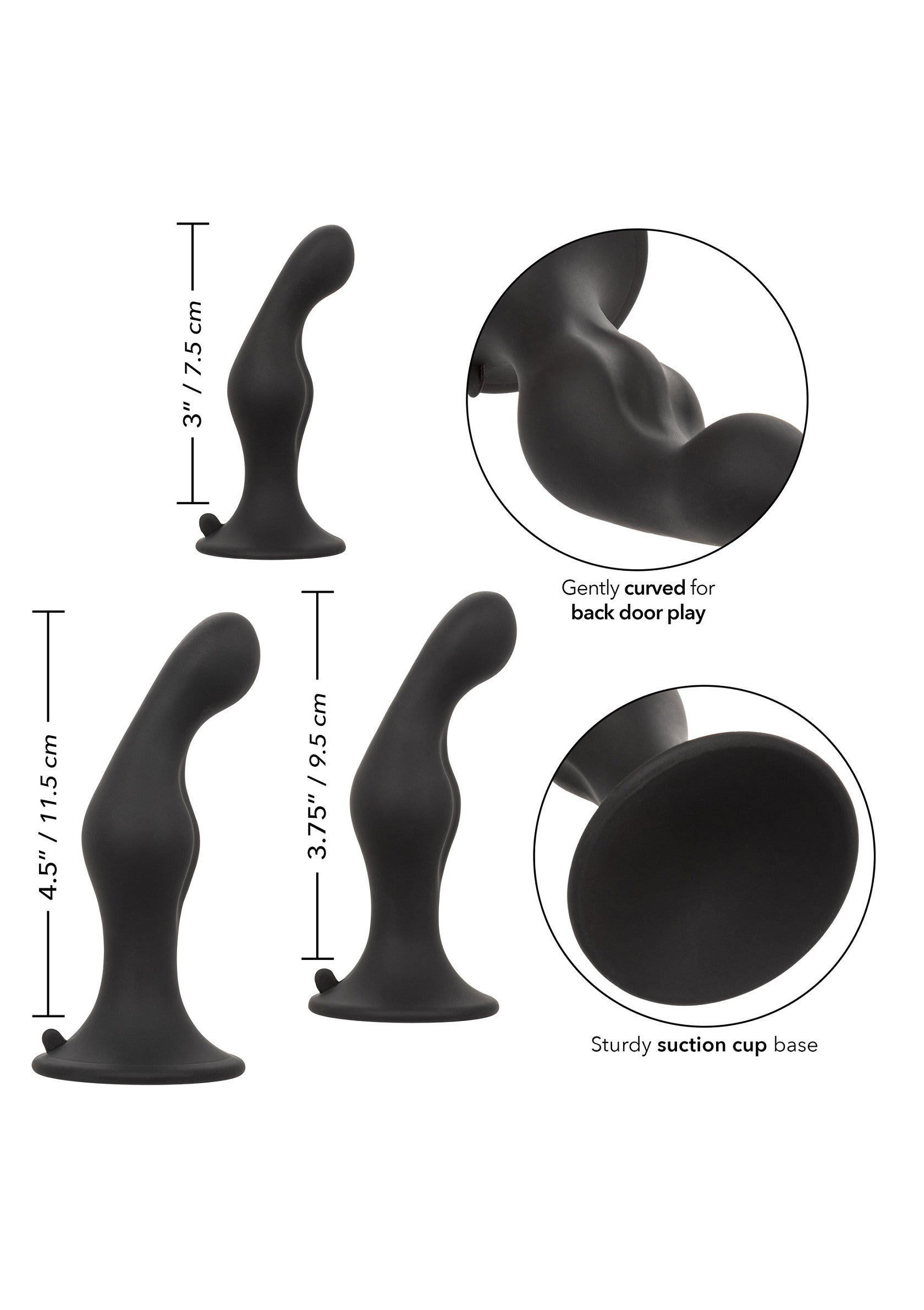 Kit per increspature anali nero