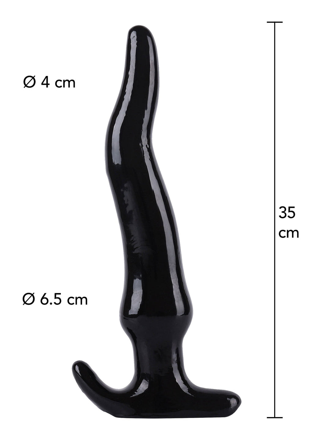 Slider anale 35 cm nero