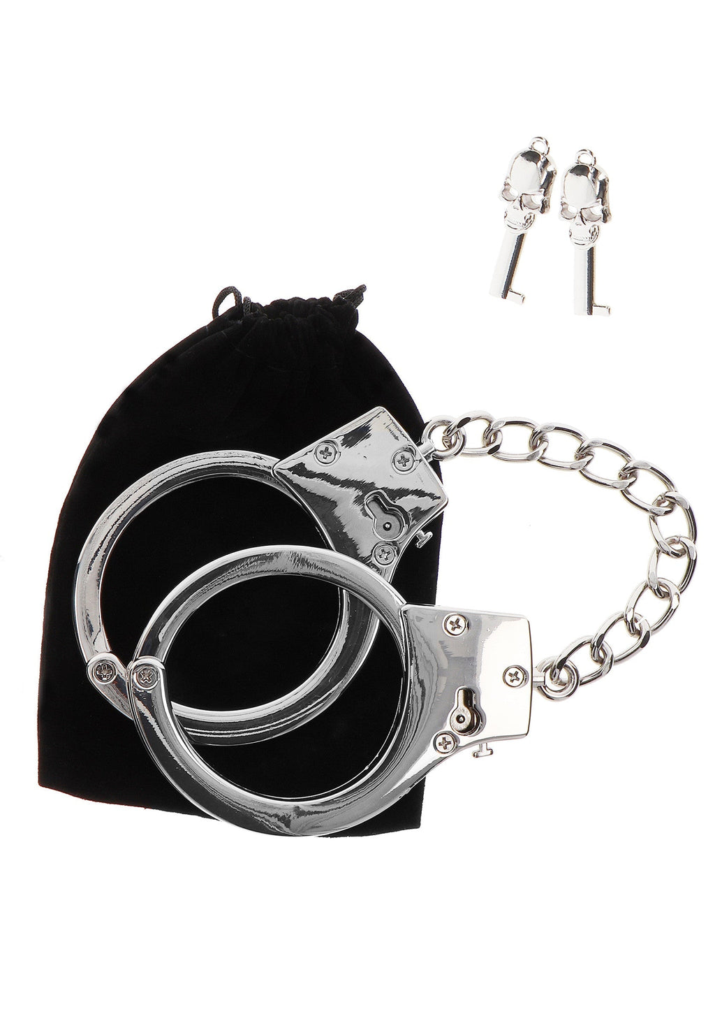 Manette BDSM placcate in argento