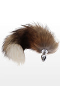 Plug anale Foxtail argento