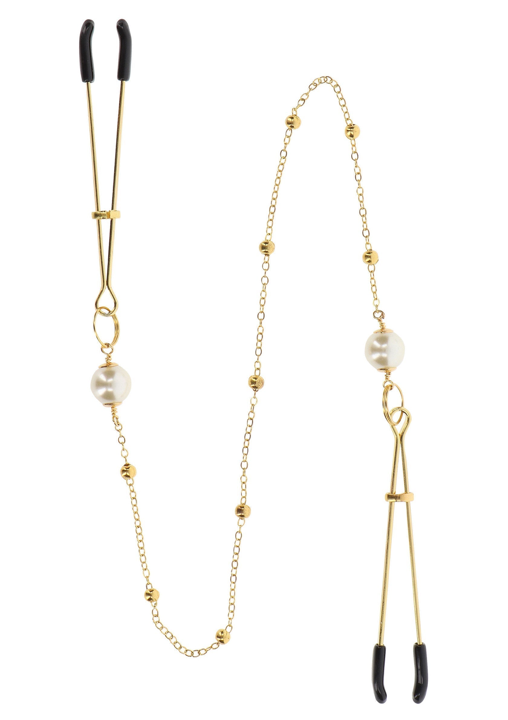 Pinzette Perla e Catena Deluxe oro