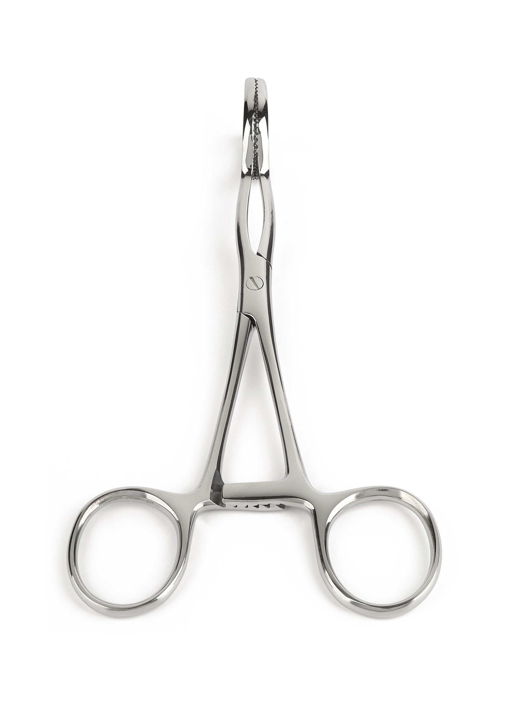 Pinza a cubo a forma di V argento