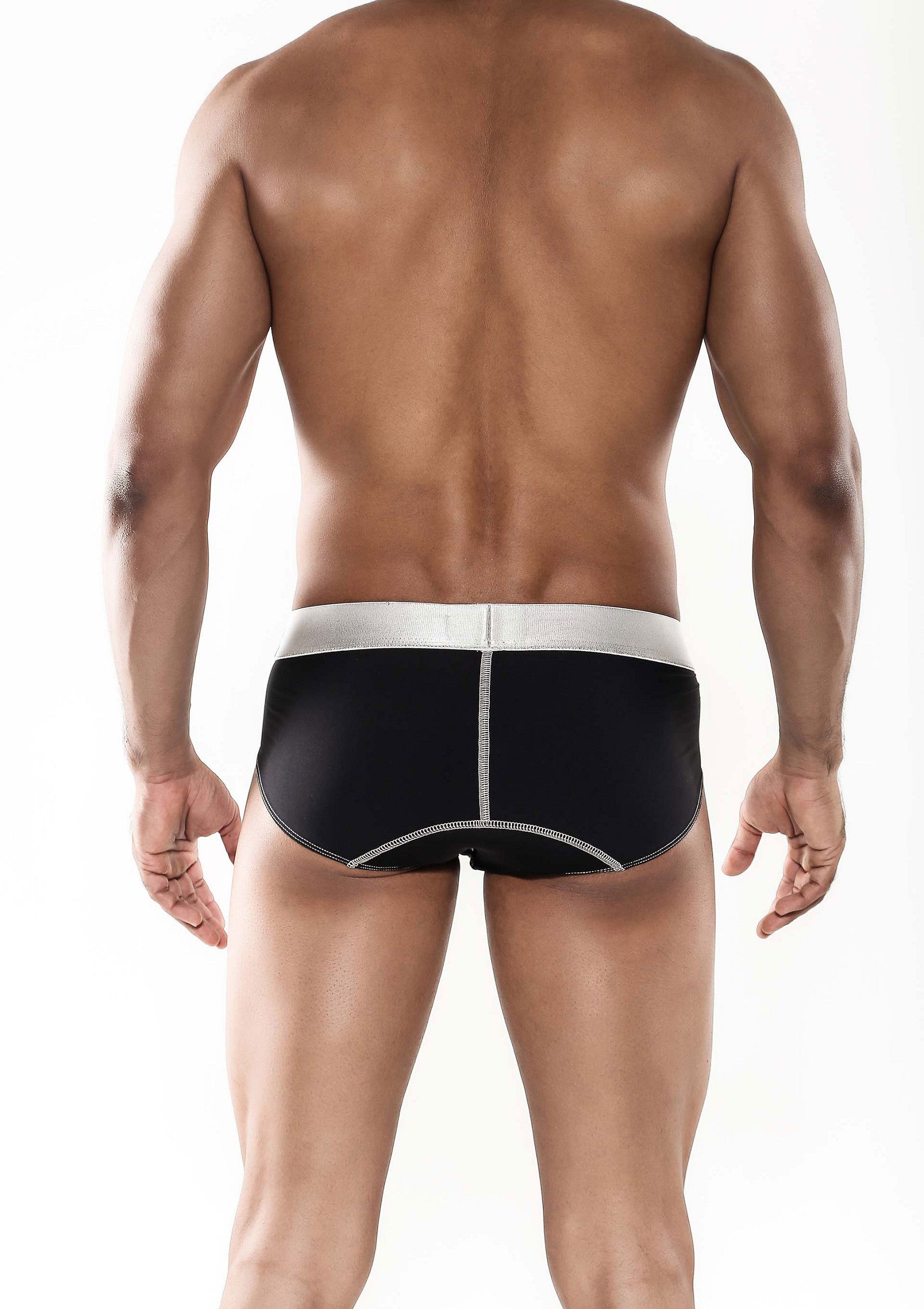 Slip in microfibra MaleBasics neri