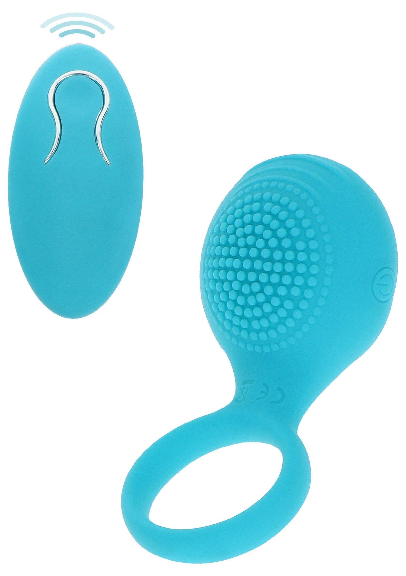 Spazzola per il solletico C-Ring blu
