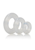 Set di anelli in silicone premium trasparenti