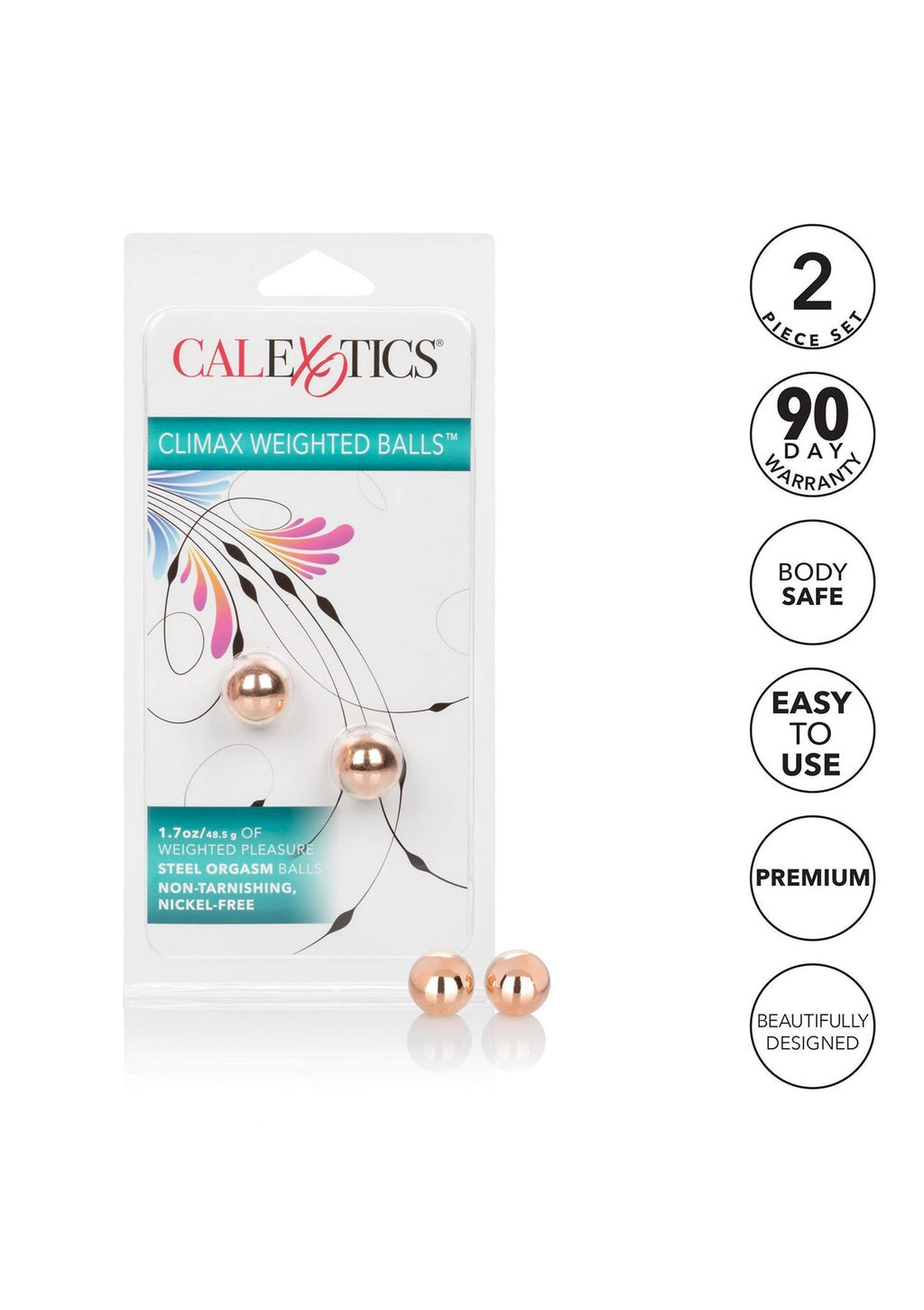 Palline ponderate Climax oro rosa
