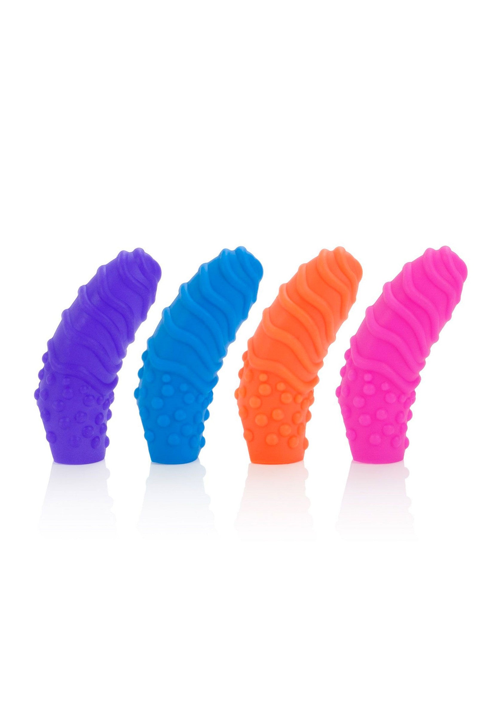 Assortimento di vortici per le dita in silicone