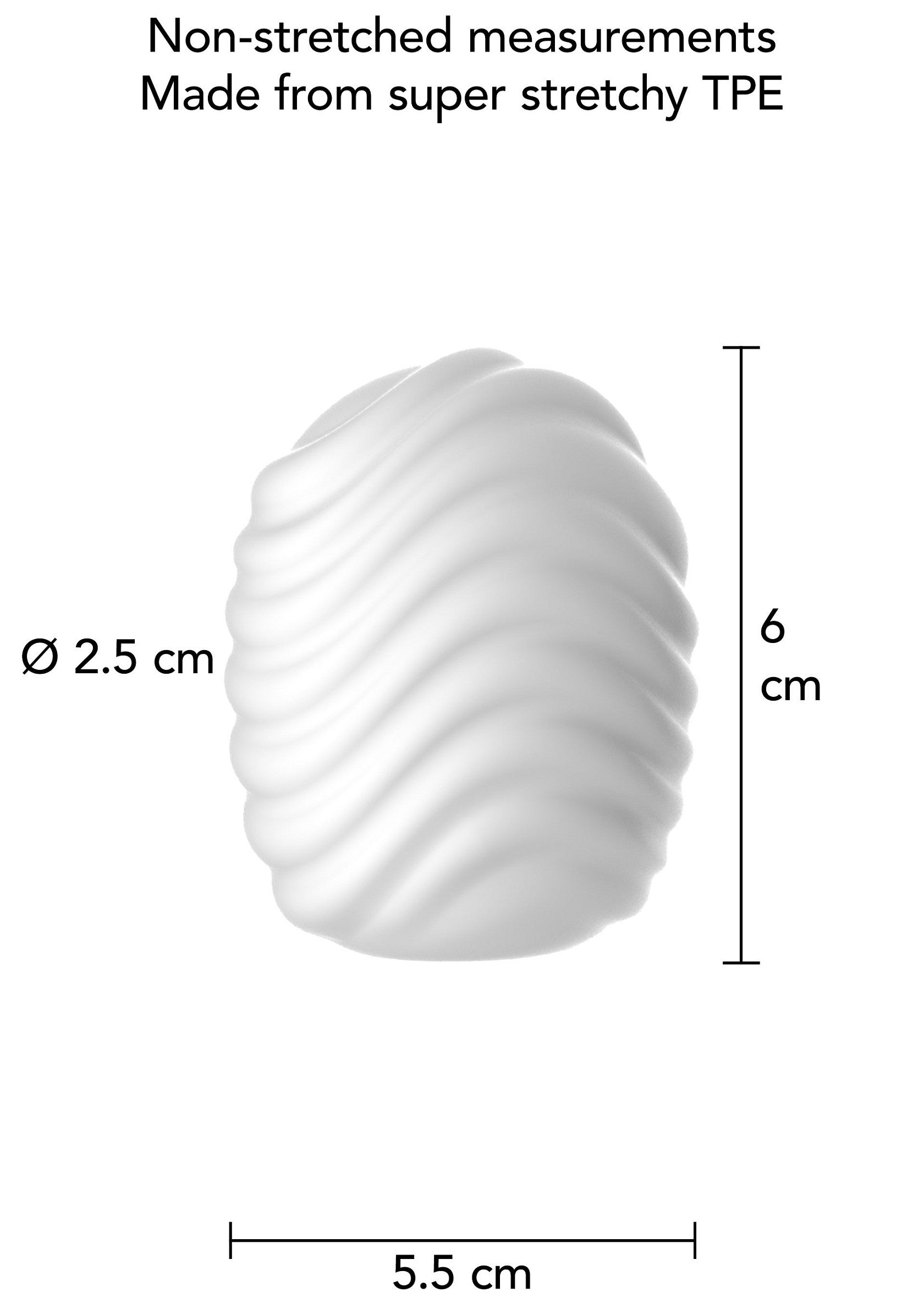 Mini Masturbatore Wave bianco