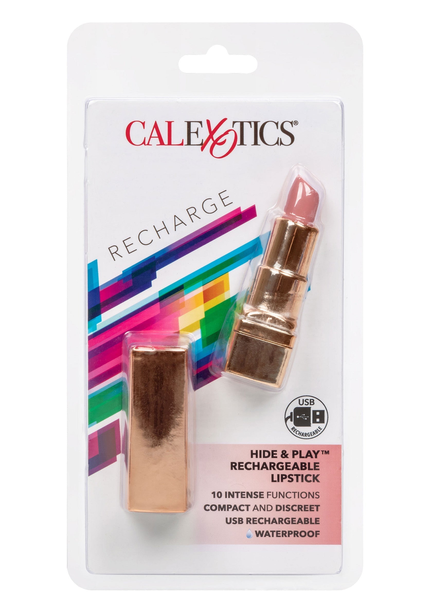 Rossetto Hide & Play ricaricabile rosa