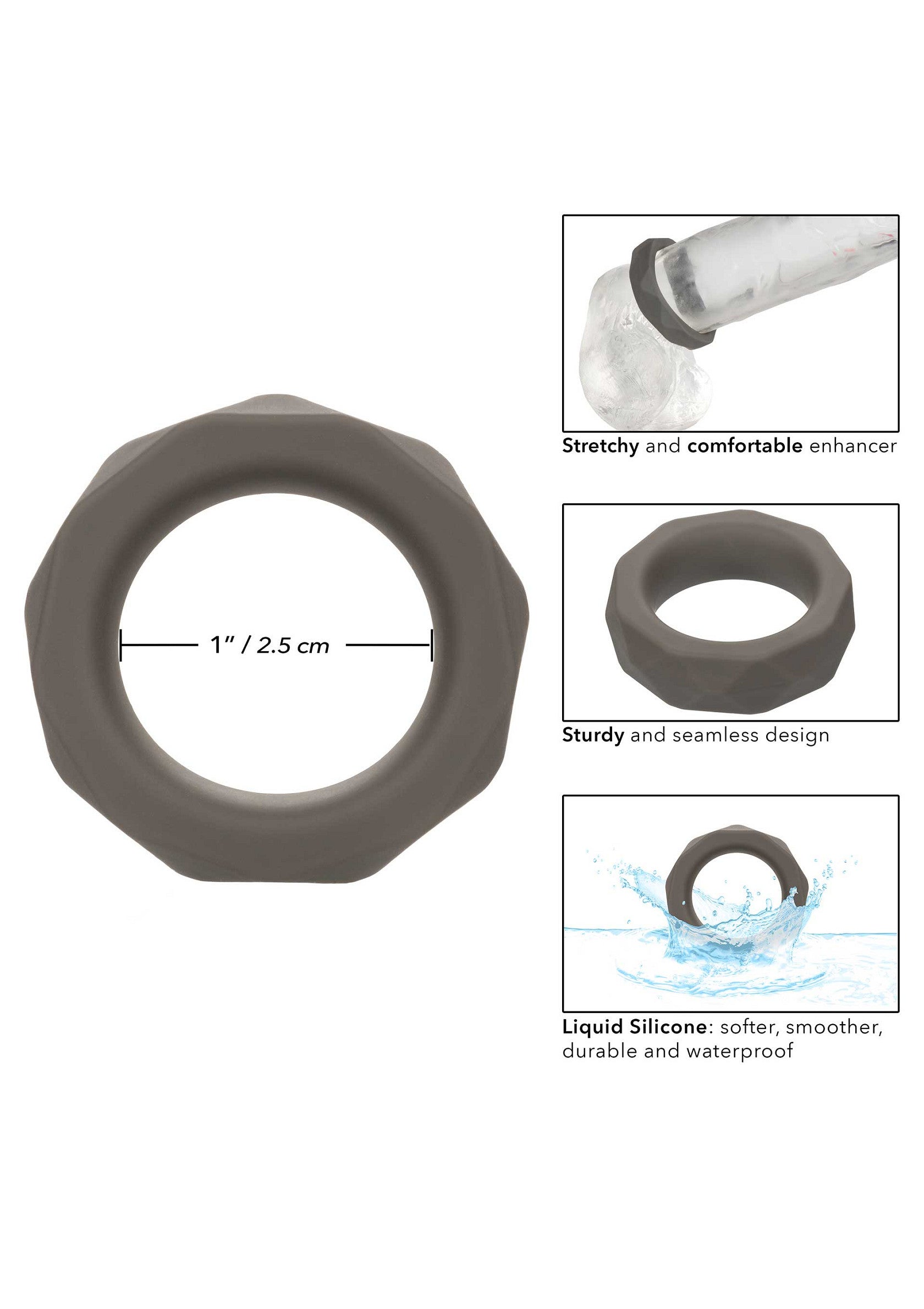 Anello prismatico Alpha Prolong grigio