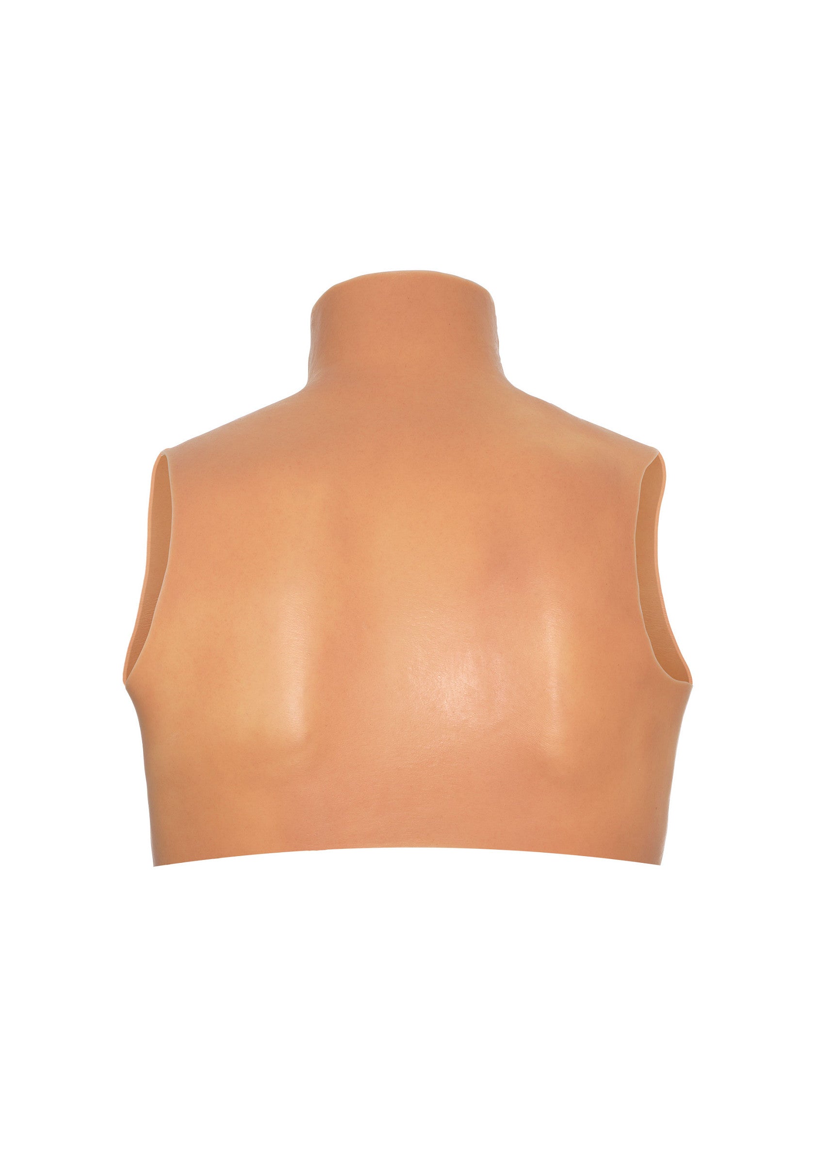 Top corto indossabile per il seno Coppa E pelle