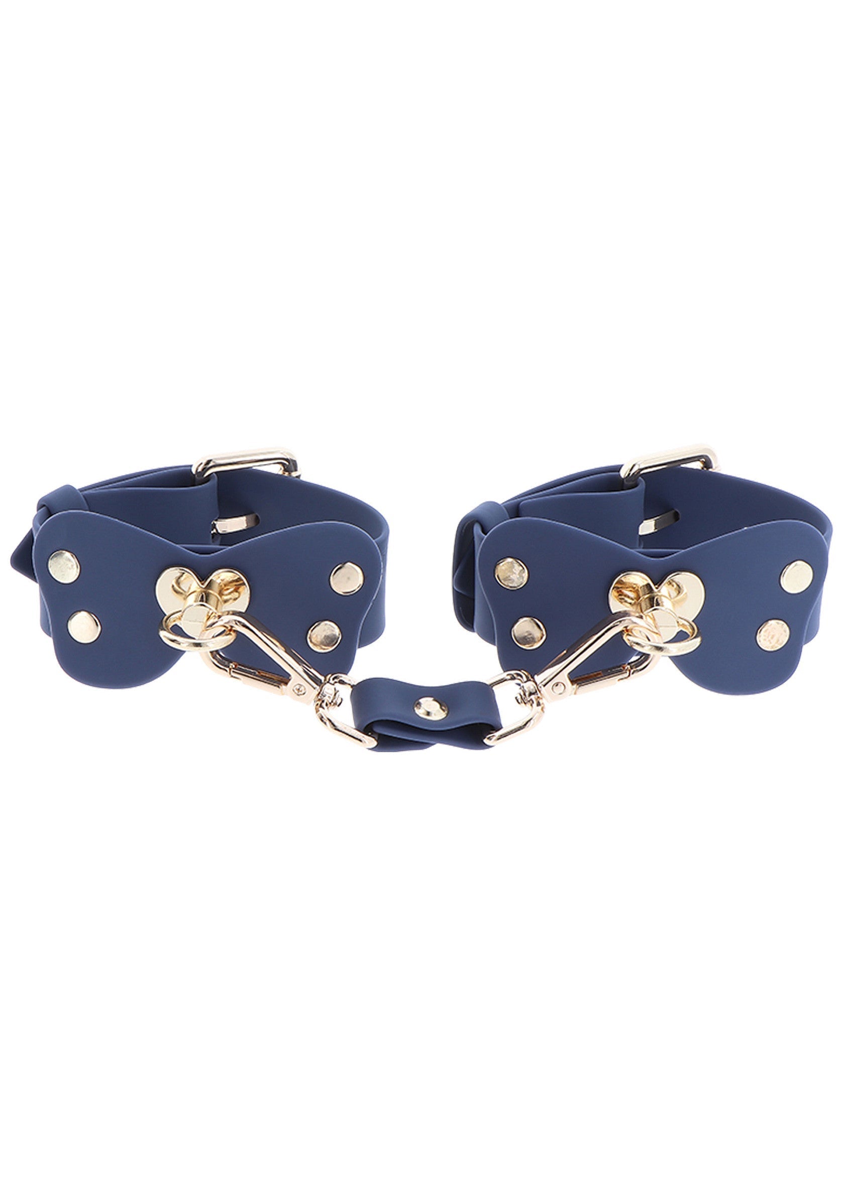 Set di polsini per caviglia in silicone blu
