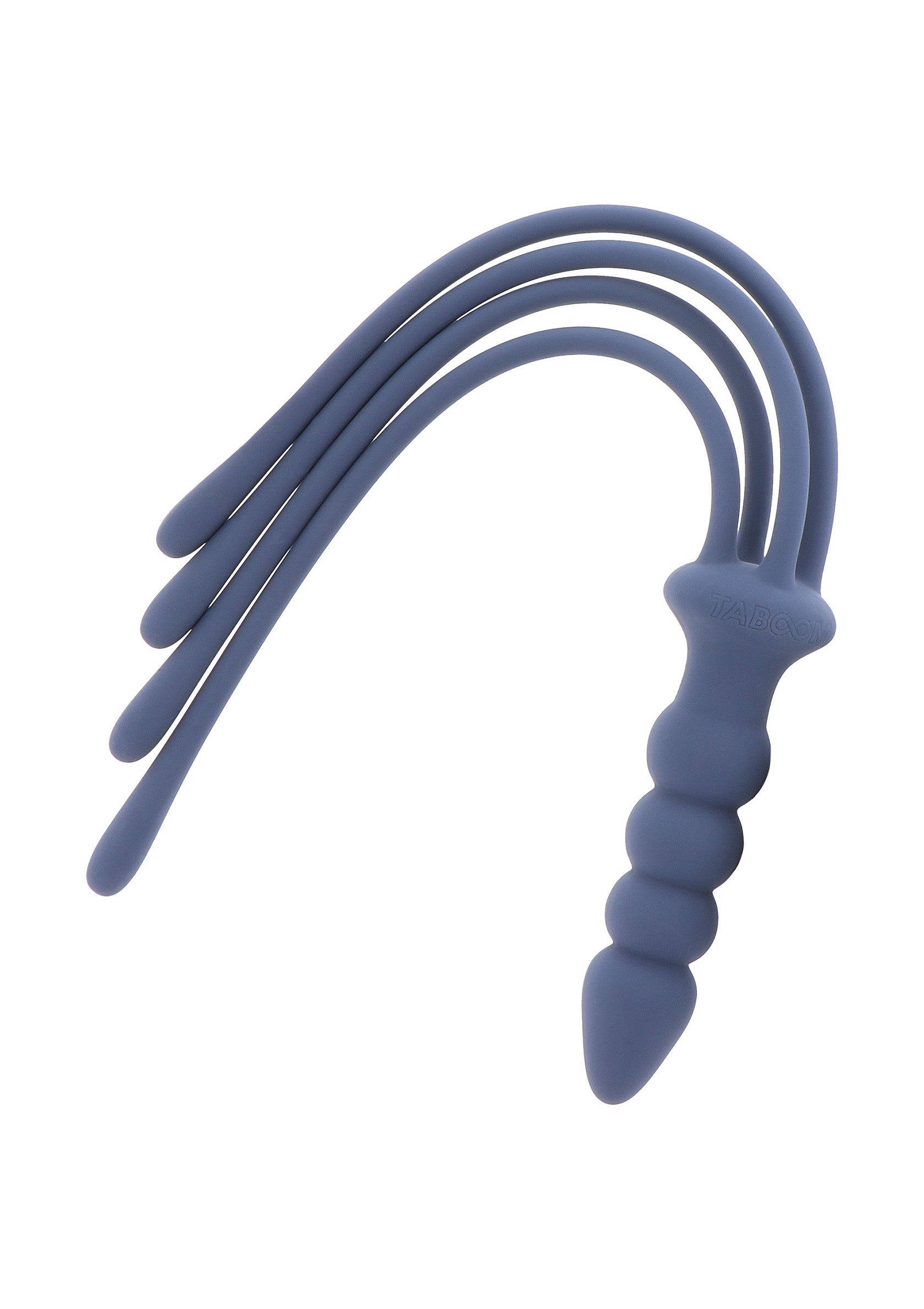Frusta e tappo in silicone blu