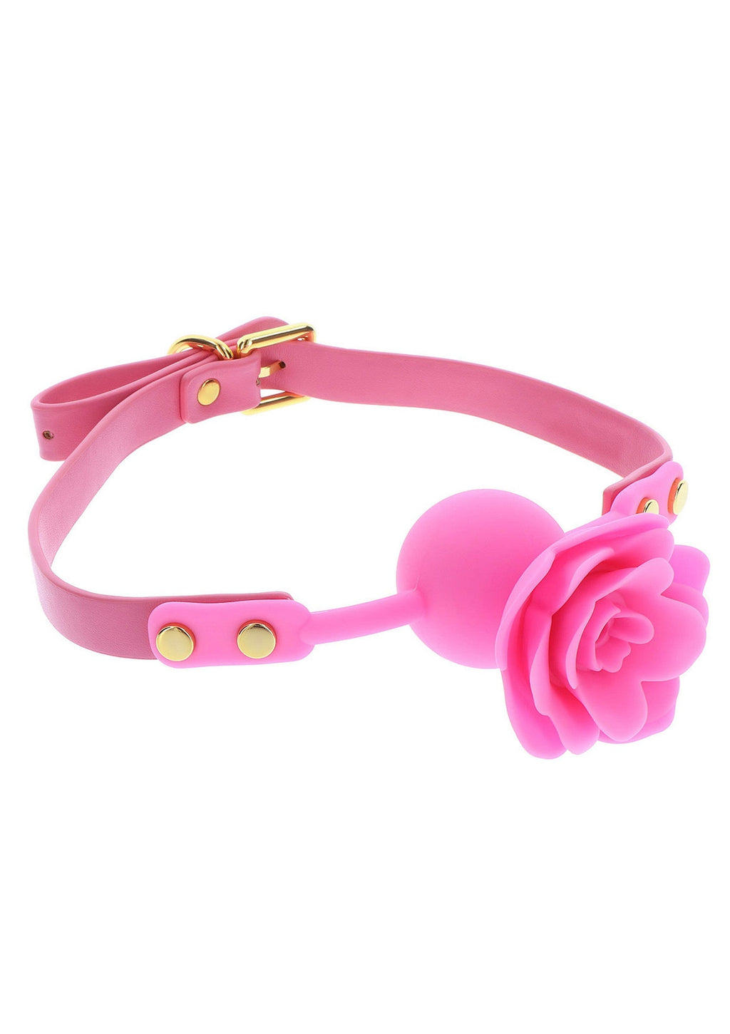 Bavaglio a palla di rosa rosa