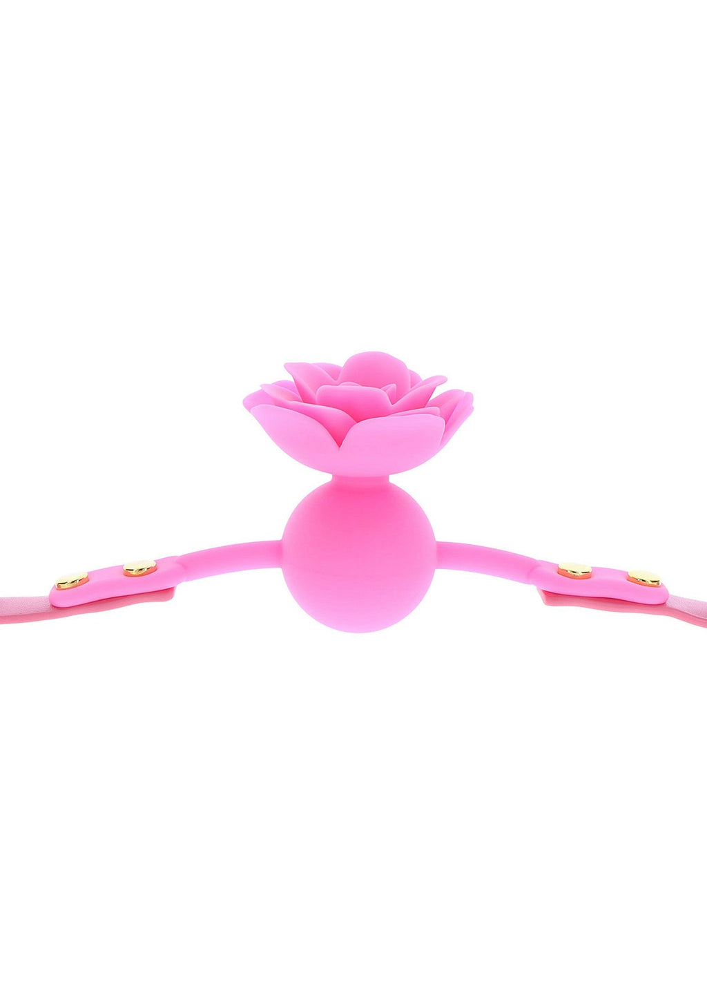 Bavaglio a palla di rosa rosa
