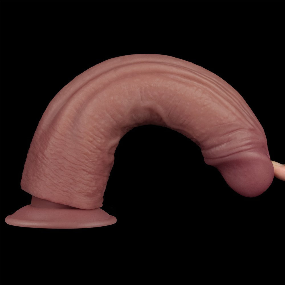 Dildo vibrante a doppia densità da 10,5''