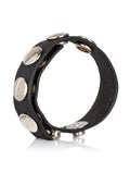 Cinturino in pelle COLT C/B a 5 bottoni, nero