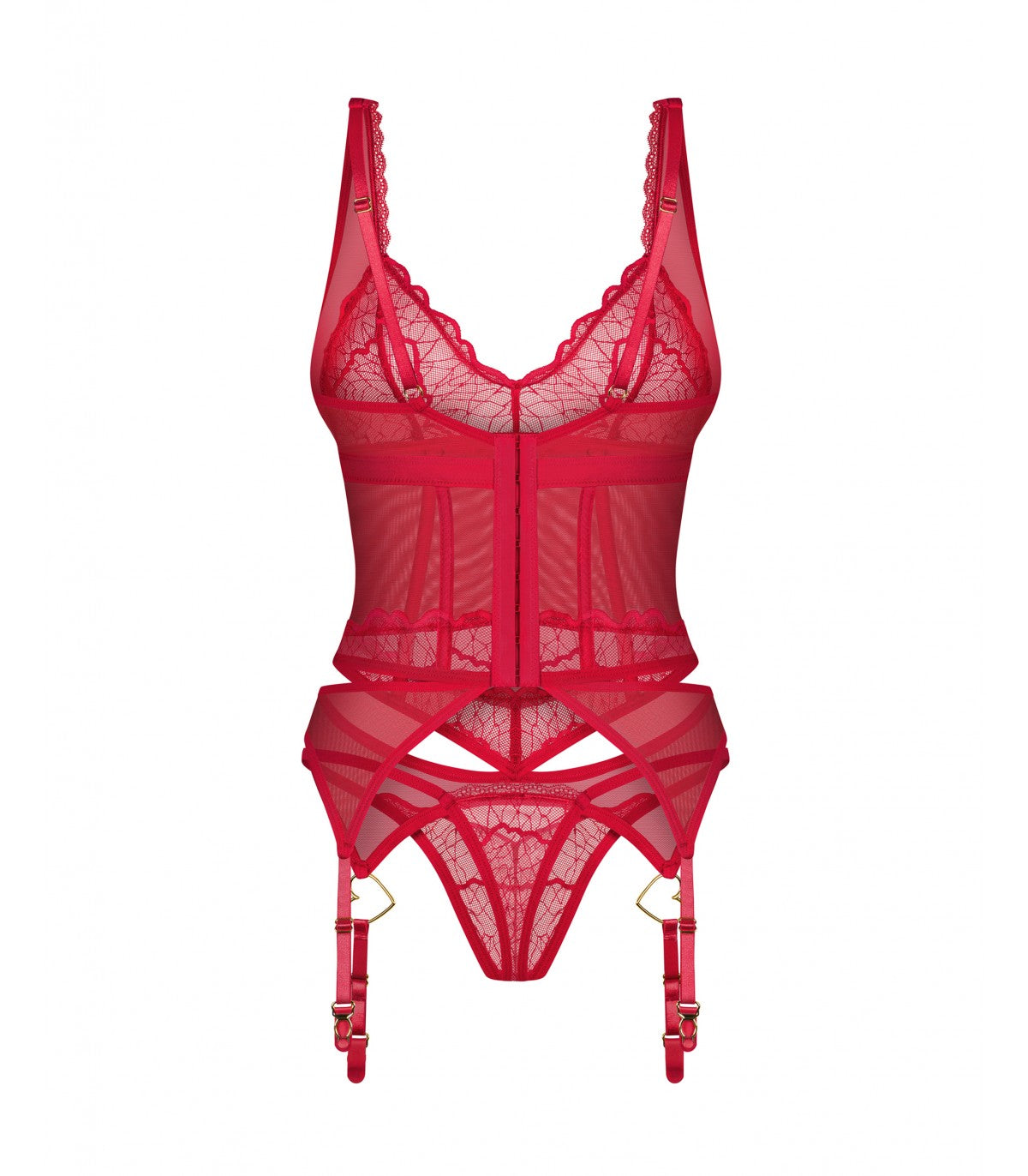 CORSETTO E PERIZOMA CUPIDE DESIR 2XL/3XL