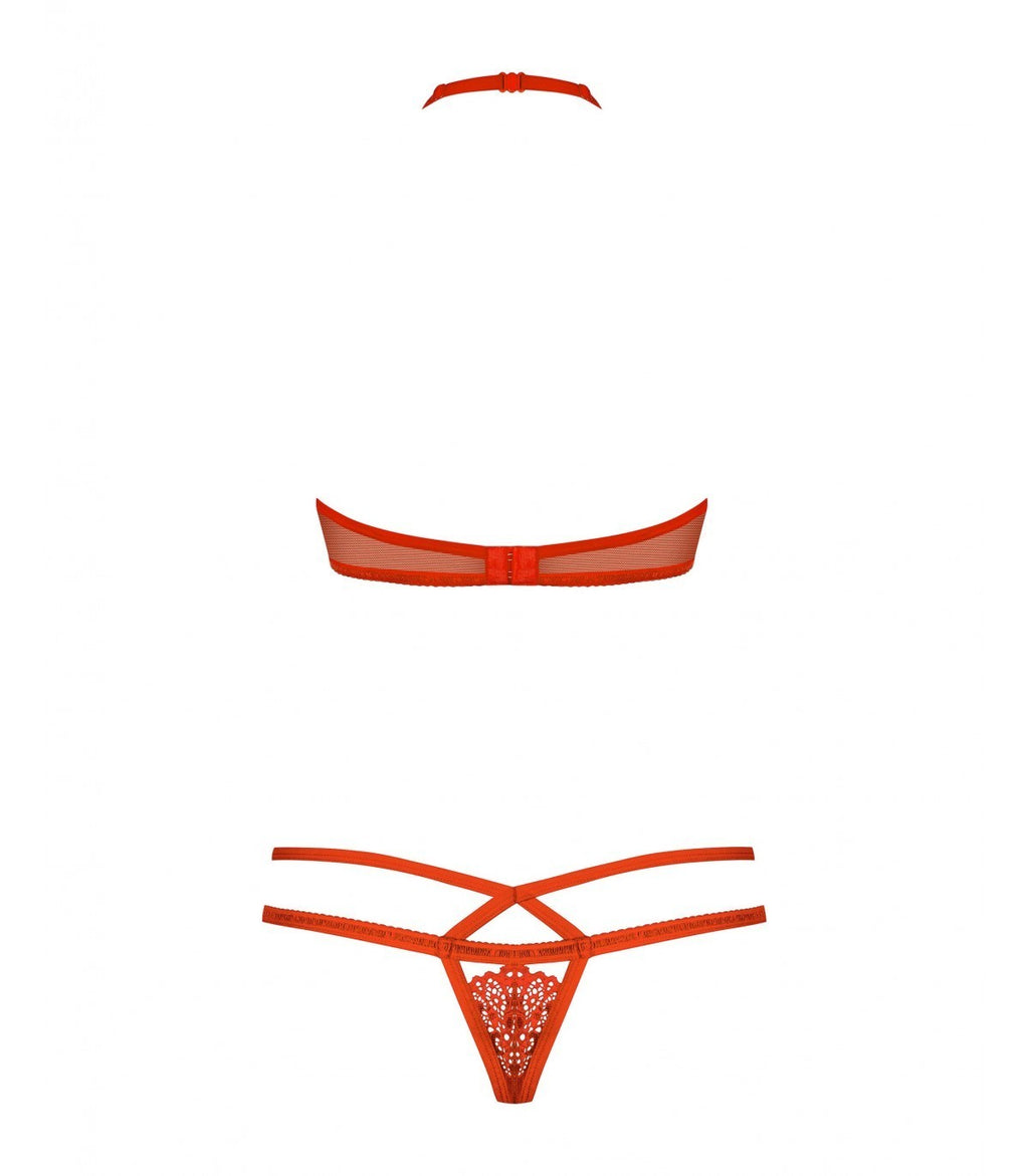 838-SET-3 SET 2 PEZZI ROSSO L/XL