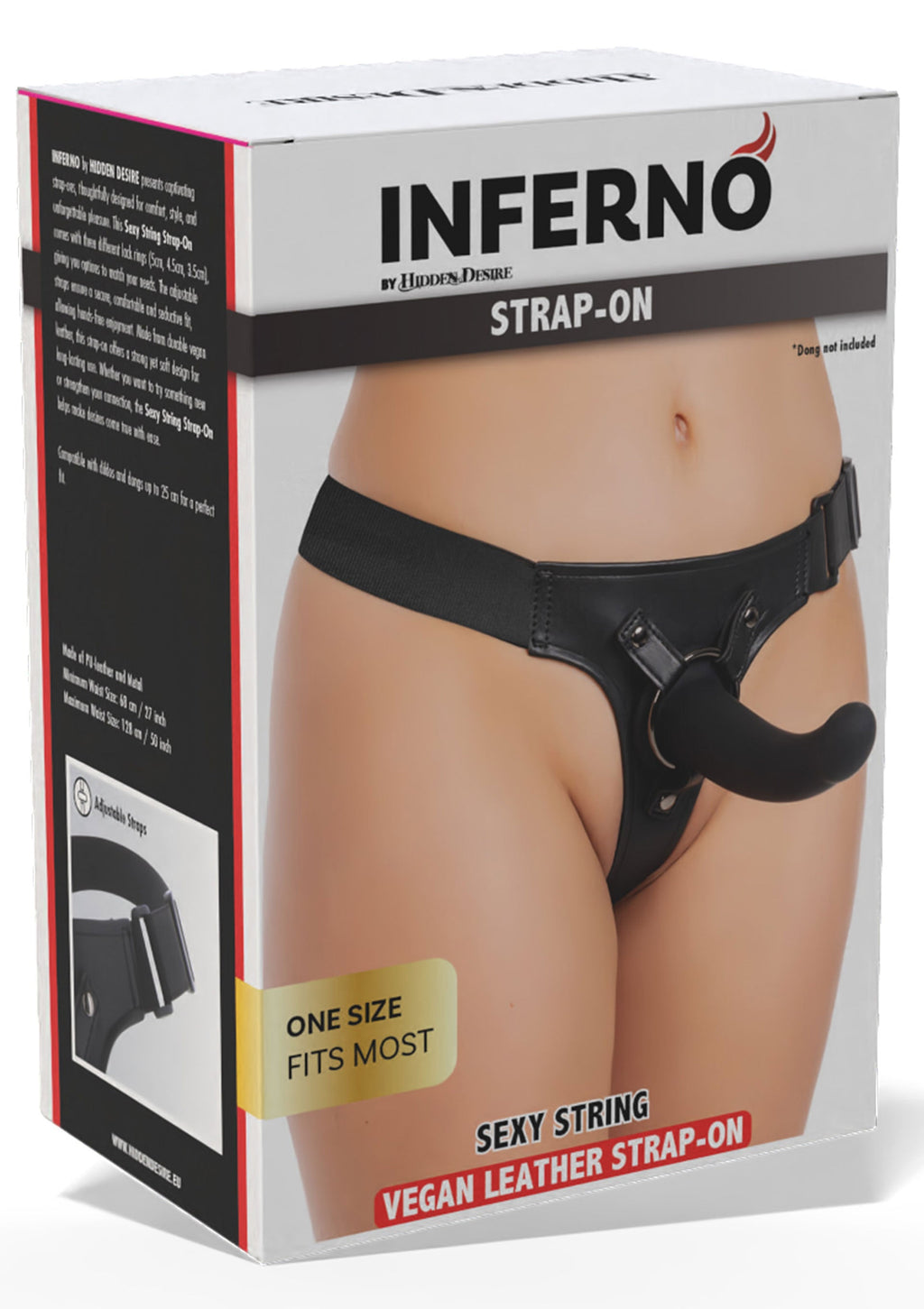Sexy String Strap-On nero