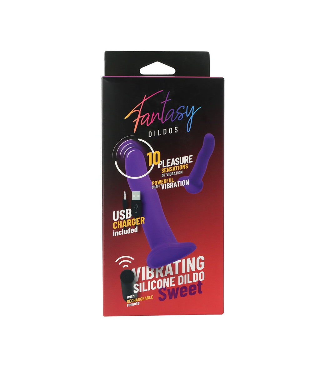 "DOLCE DILDO VIBRANTE IN SILICONE" CON TELECOMANDO