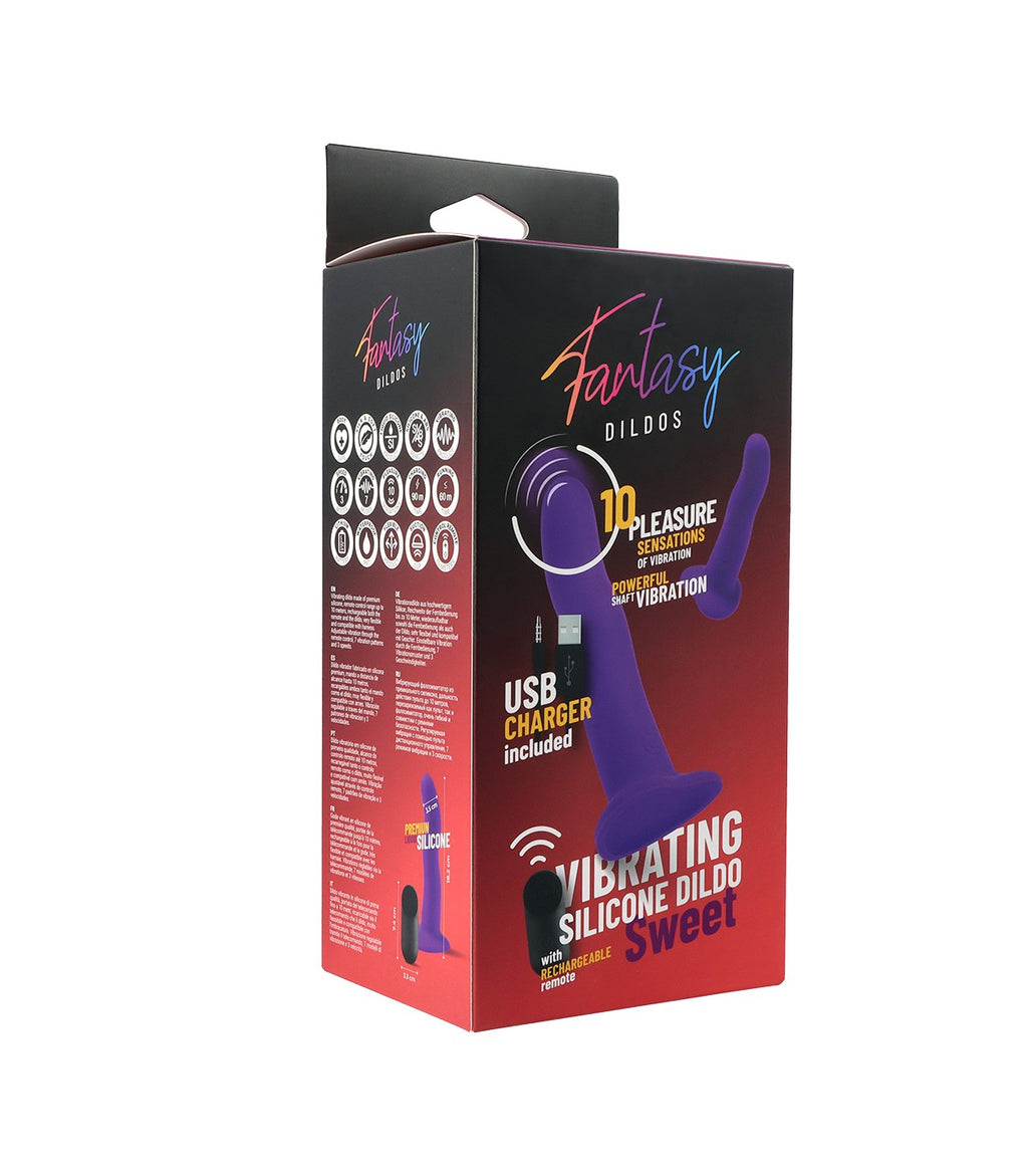 "DOLCE DILDO VIBRANTE IN SILICONE" CON TELECOMANDO