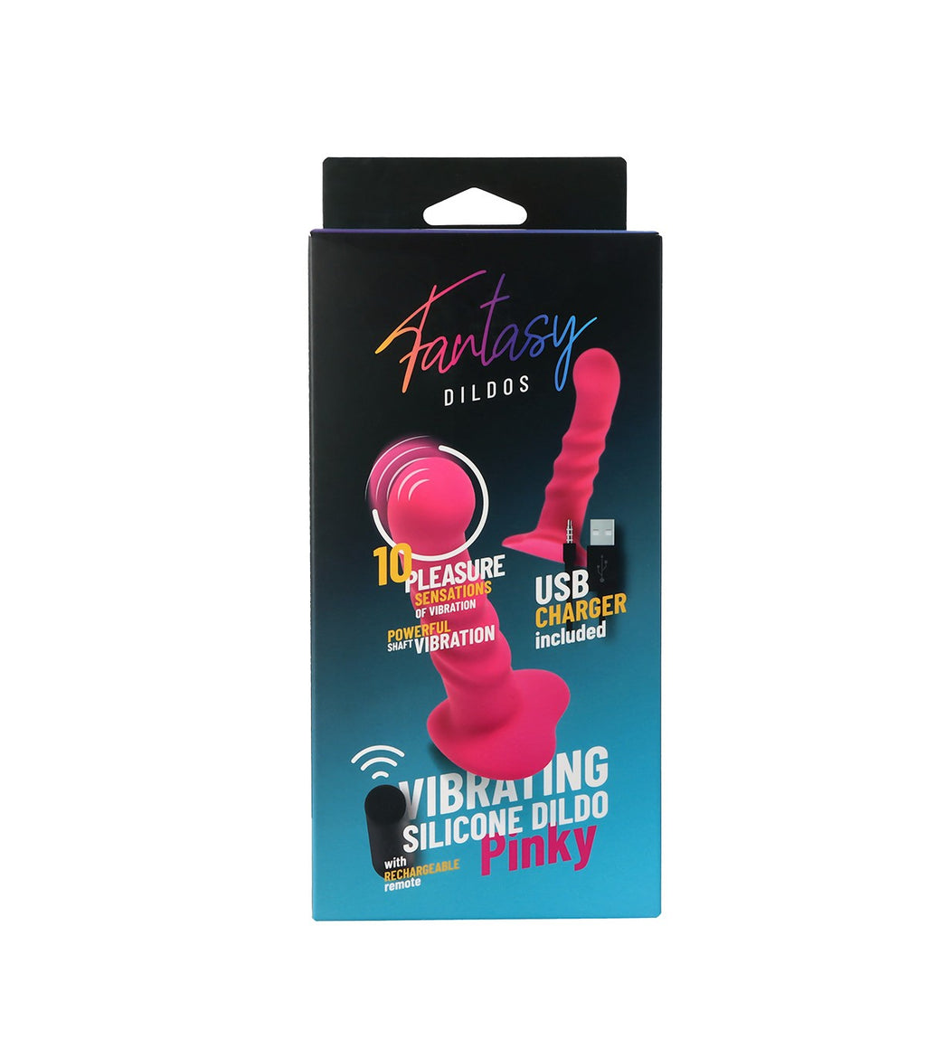 DILDO VIBRANTE IN SILICONE "MINKY" CON TELECOMANDO