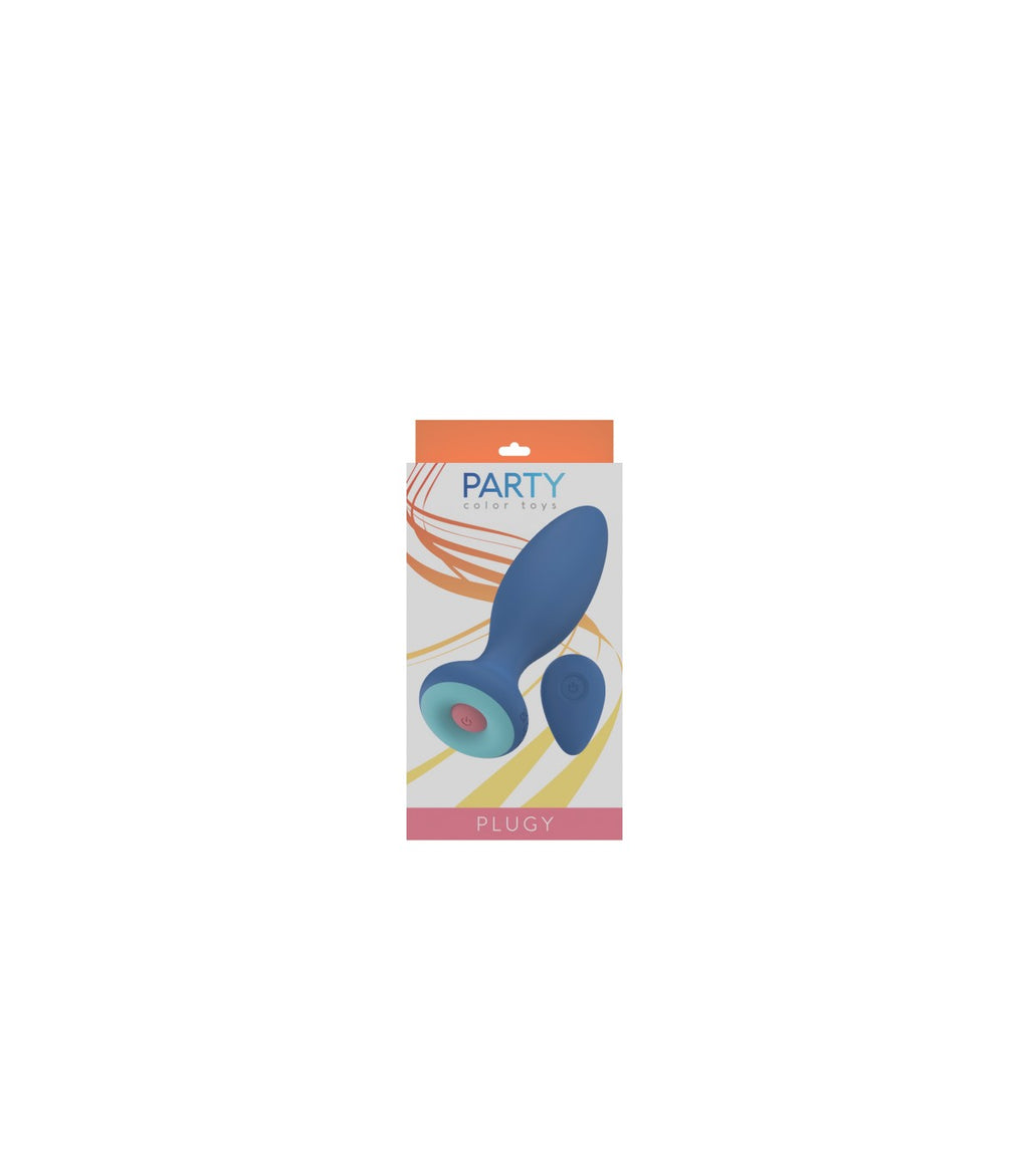 SPINA VIBRANTE CON TELECOMANDO BLUE PLUGY