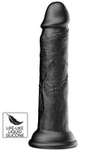 Realistico Dong in silicone liquido 20,5 cm nero