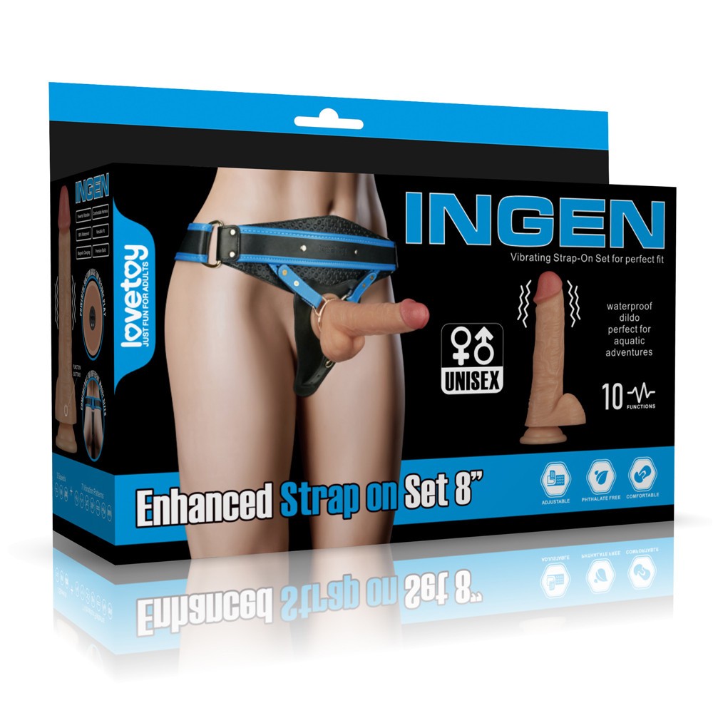 Set di cinghie vibranti potenziate da 8'' L/XL/2XL