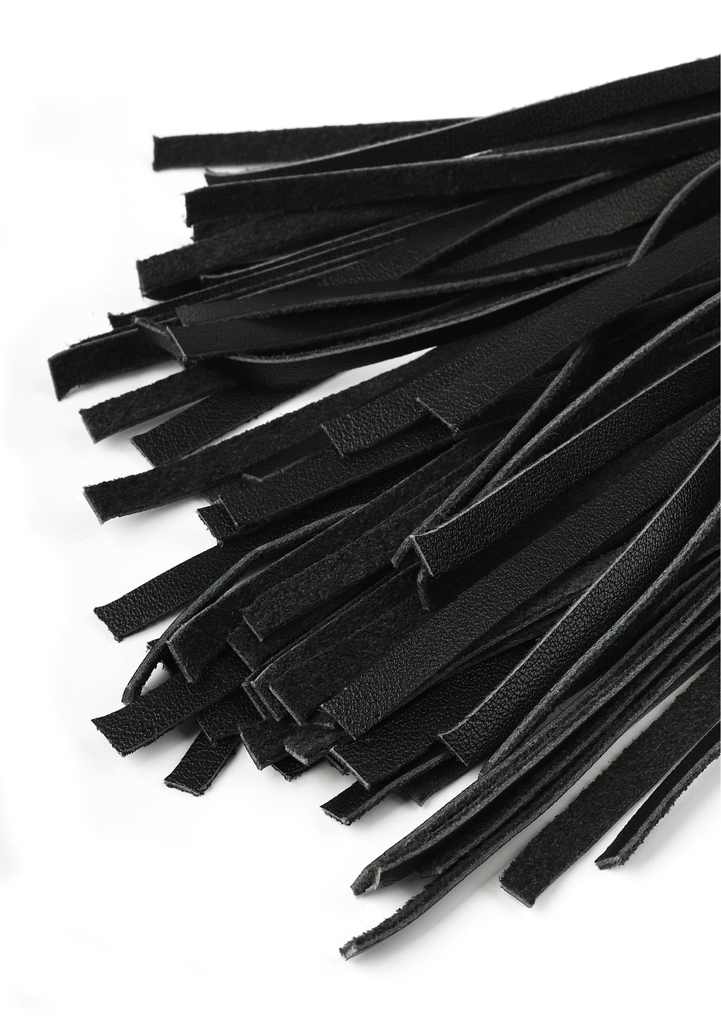 Frusta in vera pelle 55 cm nera