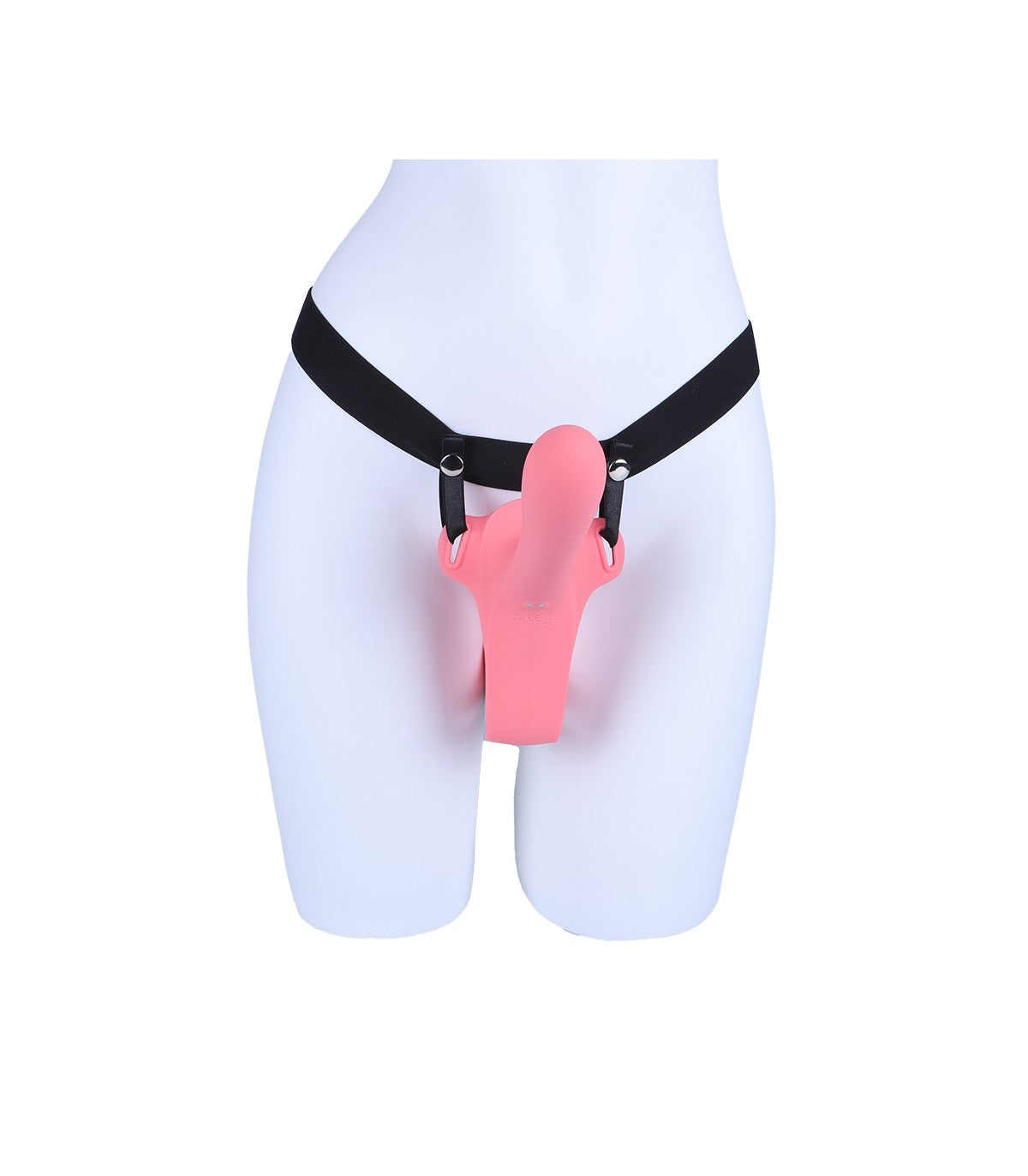 TWINY STRAP-ON DOPPIO IMBRACATURA VIBRANTE IN SILICONE LIQUIDO USB