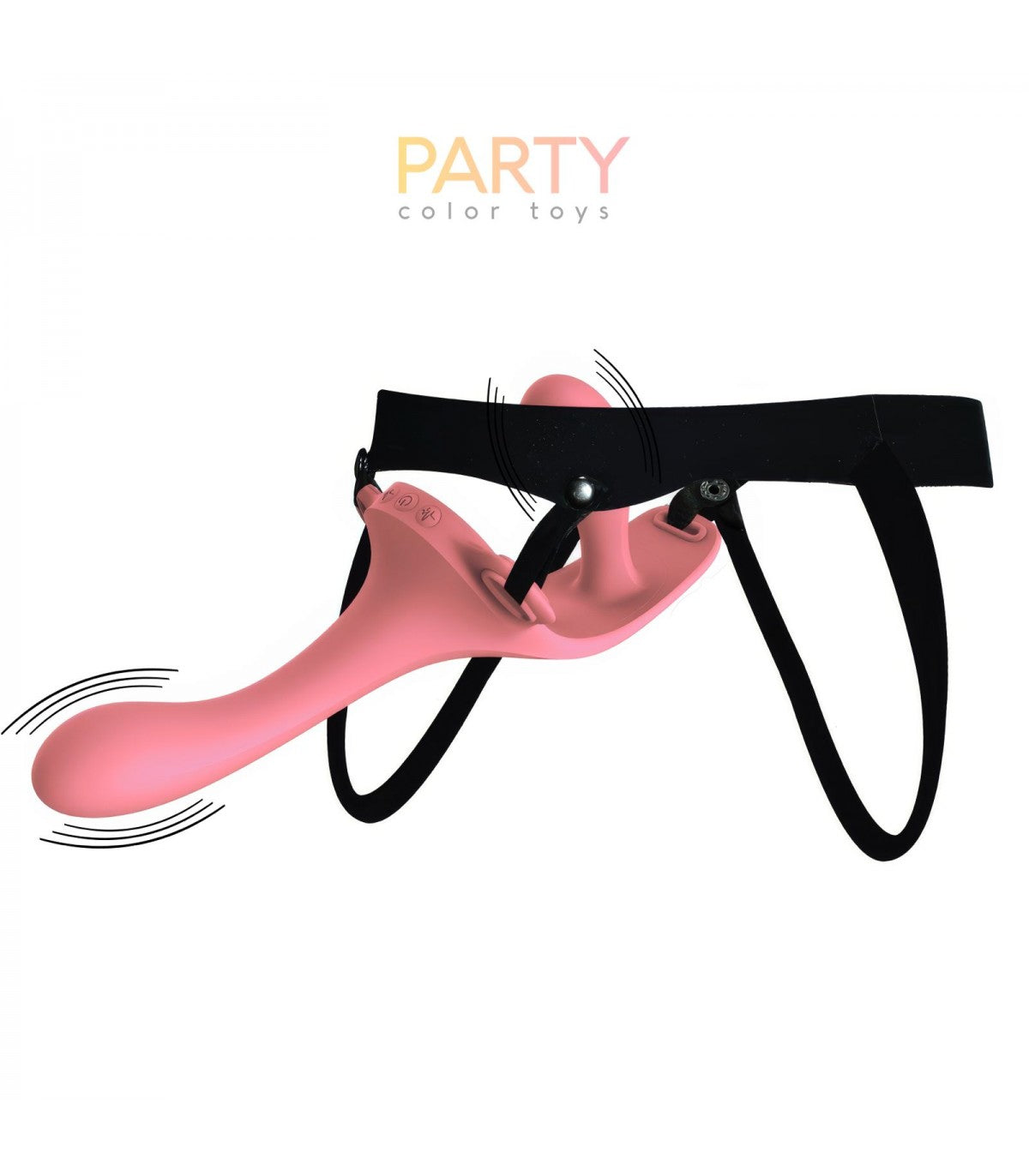 TWINY STRAP-ON DOPPIO IMBRACATURA VIBRANTE IN SILICONE LIQUIDO USB