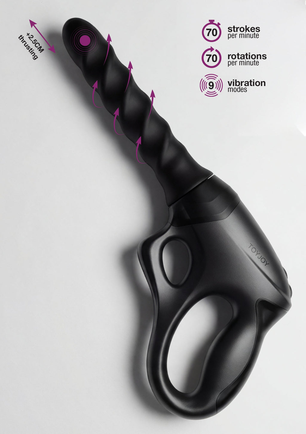 Vibratore a pistola Cadence PRO+ nero