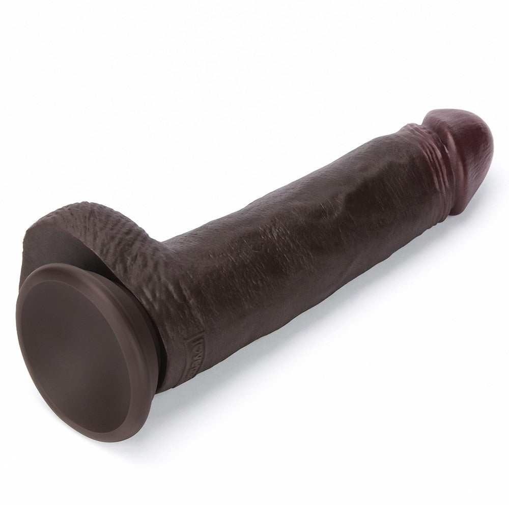 Pene artificiale in silicone a doppio strato Sliding Skin Pro II da 8,5 pollici (nero)