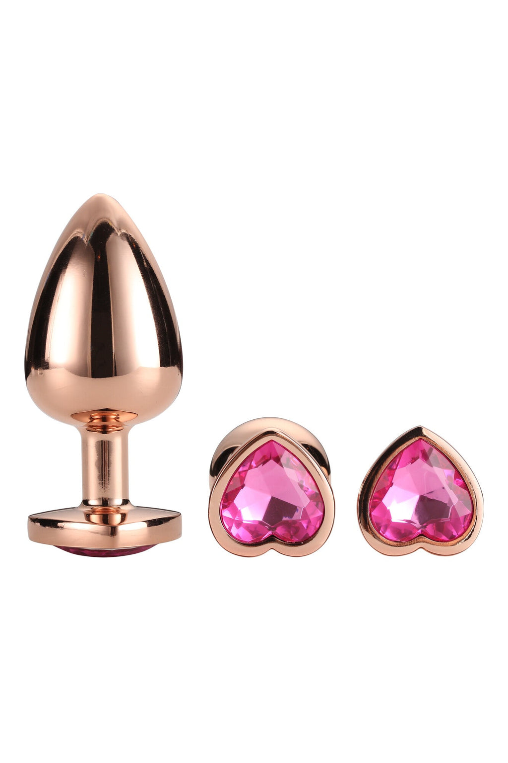 SET DI SPILLE GLEAMING LOVE IN ORO ROSA
